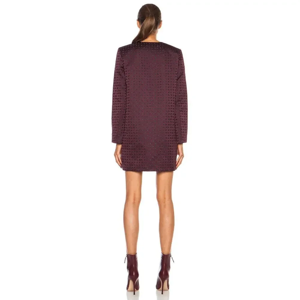 Alexander Wang Micro Paisley Tunic Silk-Blend Mini Dress 4 NWT Quiet Luxury FW13 - Picture 3 of 10
